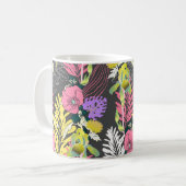 Mug Art Fleur Tropical : Motif original. (Devant gauche)