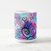 Mug Art floral amusant (Centre)