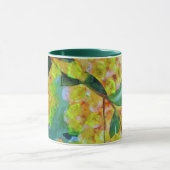 Mug Art floral indigène australien de l'Acacia à fleur (Centre)
