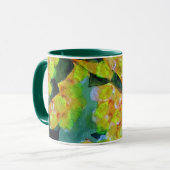 Mug Art floral indigène australien de l'Acacia à fleur (Devant gauche)