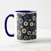 Mug Art Floral Indigo | Conception inspirée de Burne-J (Gauche)