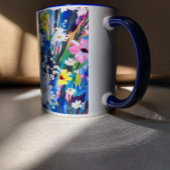 Mug Art Floral Moderne Whimsical