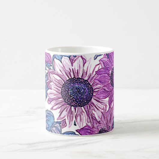 Mug Art Floral Violet (Centre)