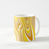 Mug Art fluide abstrait Tourbillon Doré (Devant droit)