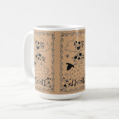 Mug ART FOLAIRE ANIMAUX DE FERME MOULER PIG ROOSTER Pr (Devant gauche)