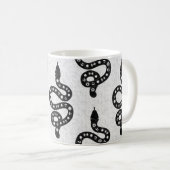 Mug Art folklorique texturé grunge sorcière serpent no (Devant droit)