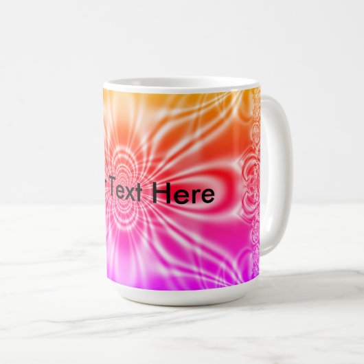 Mug Art Fractal Blank Fun (Devant droit)