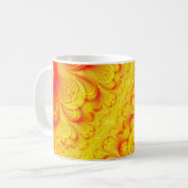 Mug Art Fractal Coloré (Devant gauche)