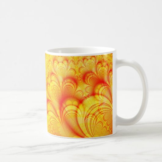 Mug Art Fractal Coloré (Droite)