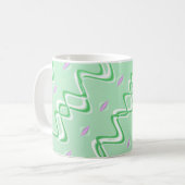 Mug Art Fractal coloré amusant (Devant gauche)