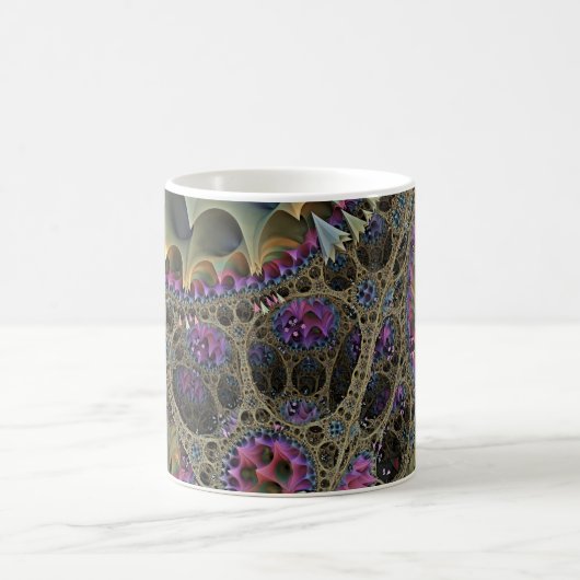 Mug ART fractal MONDE FLORAL (Centre)