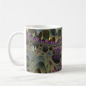 Mug ART fractal MONDE FLORAL (Gauche)