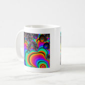 Mug art fractal psychédélique (Devant gauche)