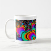 Mug art fractal psychédélique (Gauche)
