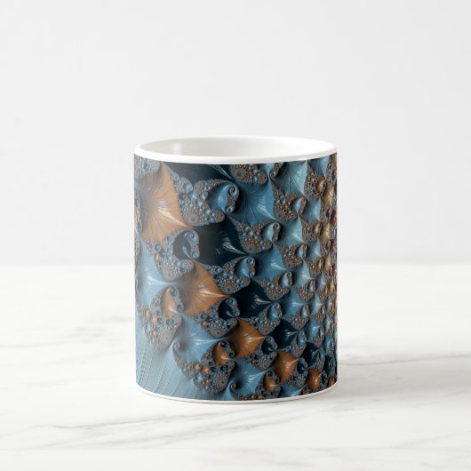 Mug Art Fractal Turquoise du Sud-Ouest (Centre)