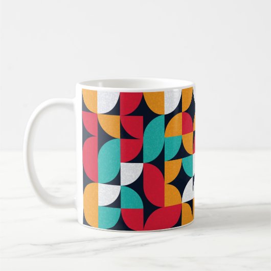 Mug Art Générique : Motif triangle coloré (Gauche)