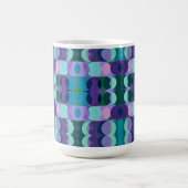 Mug Art géométrique de cercle dans des tons froids (Centre)