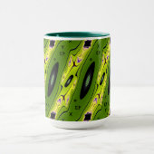 Mug Art géométrique moderne fractal abstrait (Centre)