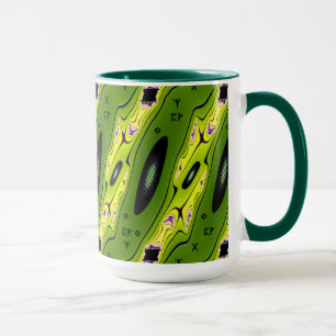 Mug Art géométrique moderne fractal abstrait