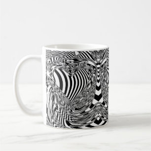 Mug Art Géométrique Noir Et Blanc 12