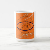 MUG ART GÉOMÉTRIQUE ORANGE (Centre)