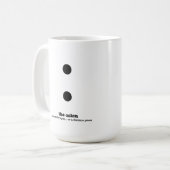 Mug Art grammatical de grammaire de cadeau anglais (Devant gauche)