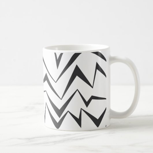 Mug Art graphique abstrait moderne, dynamique, simple (Droite)