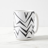 Mug Art graphique abstrait moderne, dynamique, simple (Devant droit)