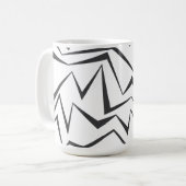Mug Art graphique abstrait moderne, dynamique, simple (Devant gauche)