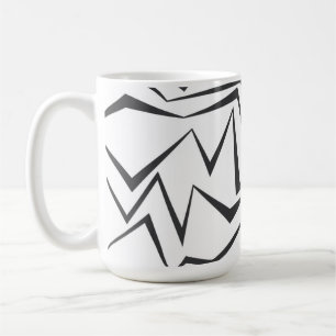 Mug Art graphique abstrait moderne, dynamique, simple