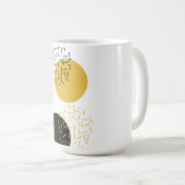 Mug Art graphique géométrique urbain simple, moderne e (Devant droit)