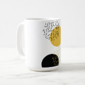 Mug Art graphique géométrique urbain simple, moderne e (Devant gauche)