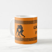 Mug Art grec - Will Wrestt for Coffee (Devant gauche)