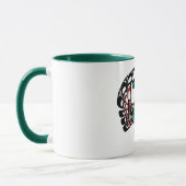 Mug Art Haida Rouge Noir Oiseau du Tonnerre Amérindien (Gauche)