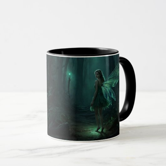Mug Art Imaginaire Fée Forêt Enchantée (Devant droit)