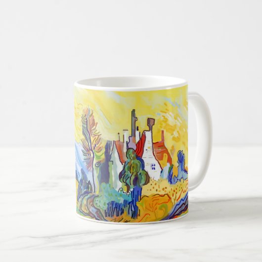 Mug Art Impressionniste Moderne Été Provence Paysage (Devant droit)