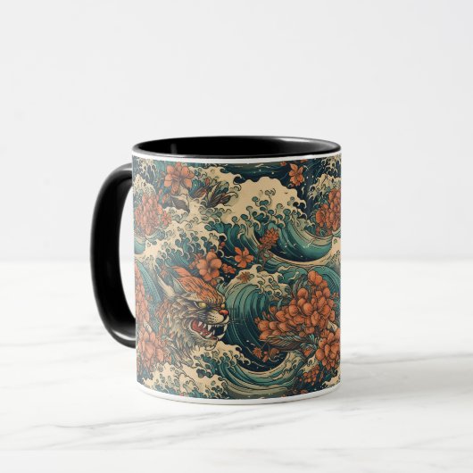 Mug Art japonais du tatouage (Devant gauche)