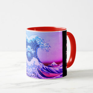Mug Art japonais - Surf Geyser/Grande vague au large d