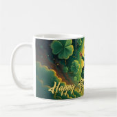 Mug Art magique de la Saint-Patrick avec lutin (Gauche)