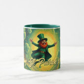 Mug Art magique de la Saint-Patrick par un lutin (Centre)
