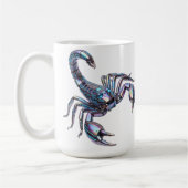 Mug Art mécanique Scorpion Cyber Iridescent (Gauche)