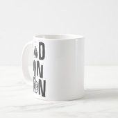 Mug Art minimal Badminton cool (Devant gauche)