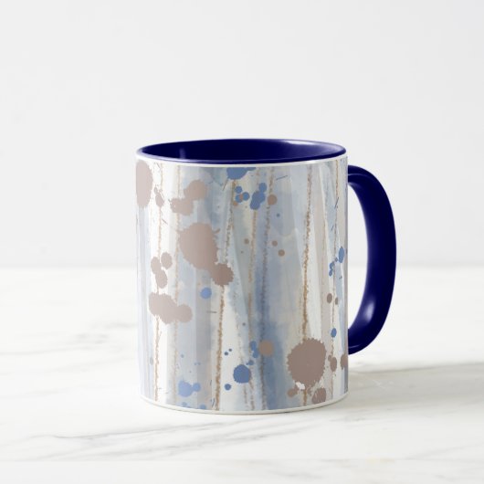 Mug Art moderne Abstrait de la nature (Devant droit)