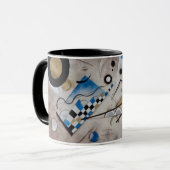 Mug Art moderne de la moitié du siècle abstraite de (Devant gauche)
