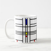 Mug Art moderne de Mondrian (Gauche)
