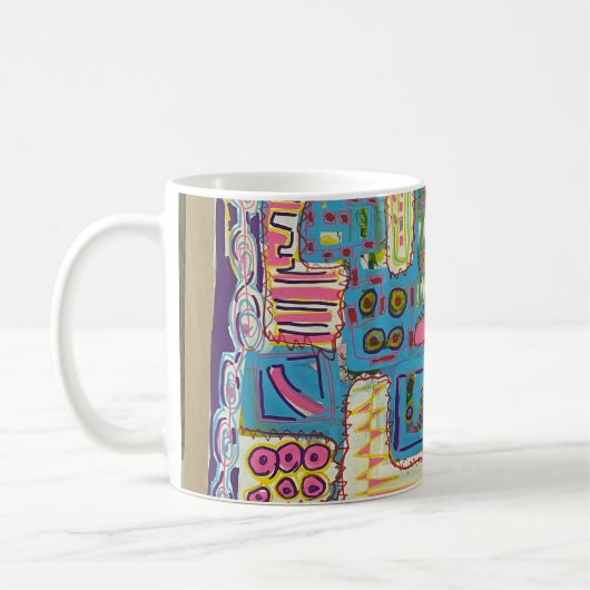 Mug Art Moderne Décoré (Gauche)