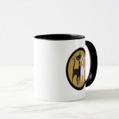 Mug Art moderne du milieu du siècle avec chats (Devant droit)