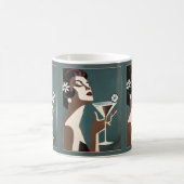 Mug Art Moderne du Milieu du Siècle La DIva Martini (Centre)