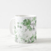 Mug Art moderne du motif de fleurs et de la texture mu (Devant gauche)