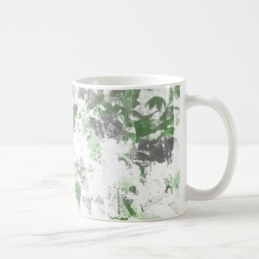 Mug Art moderne du motif de fleurs et de la texture mu (Droite)